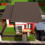 Desain Rumah 17 x 50 m Pa Gofar Ambon