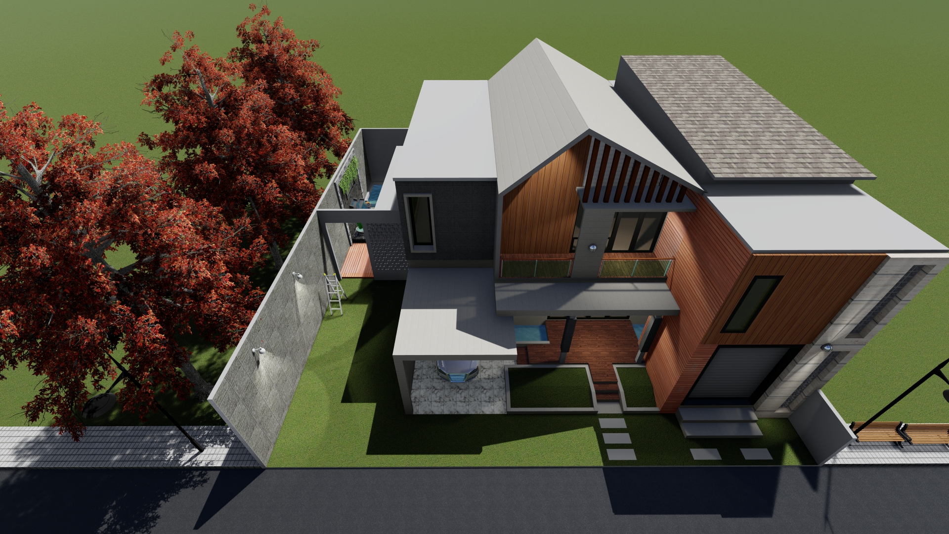 Desain Rumah 2 lantai minimalis